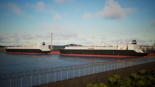 Argent Ships Loading LNG