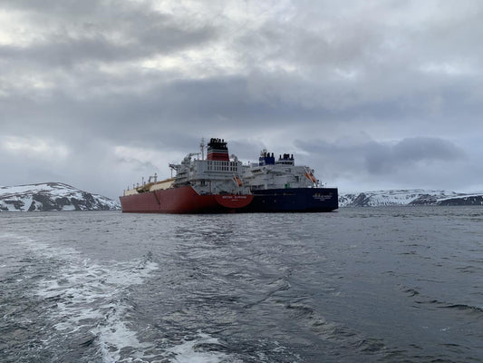 LNG Ship in Ocean