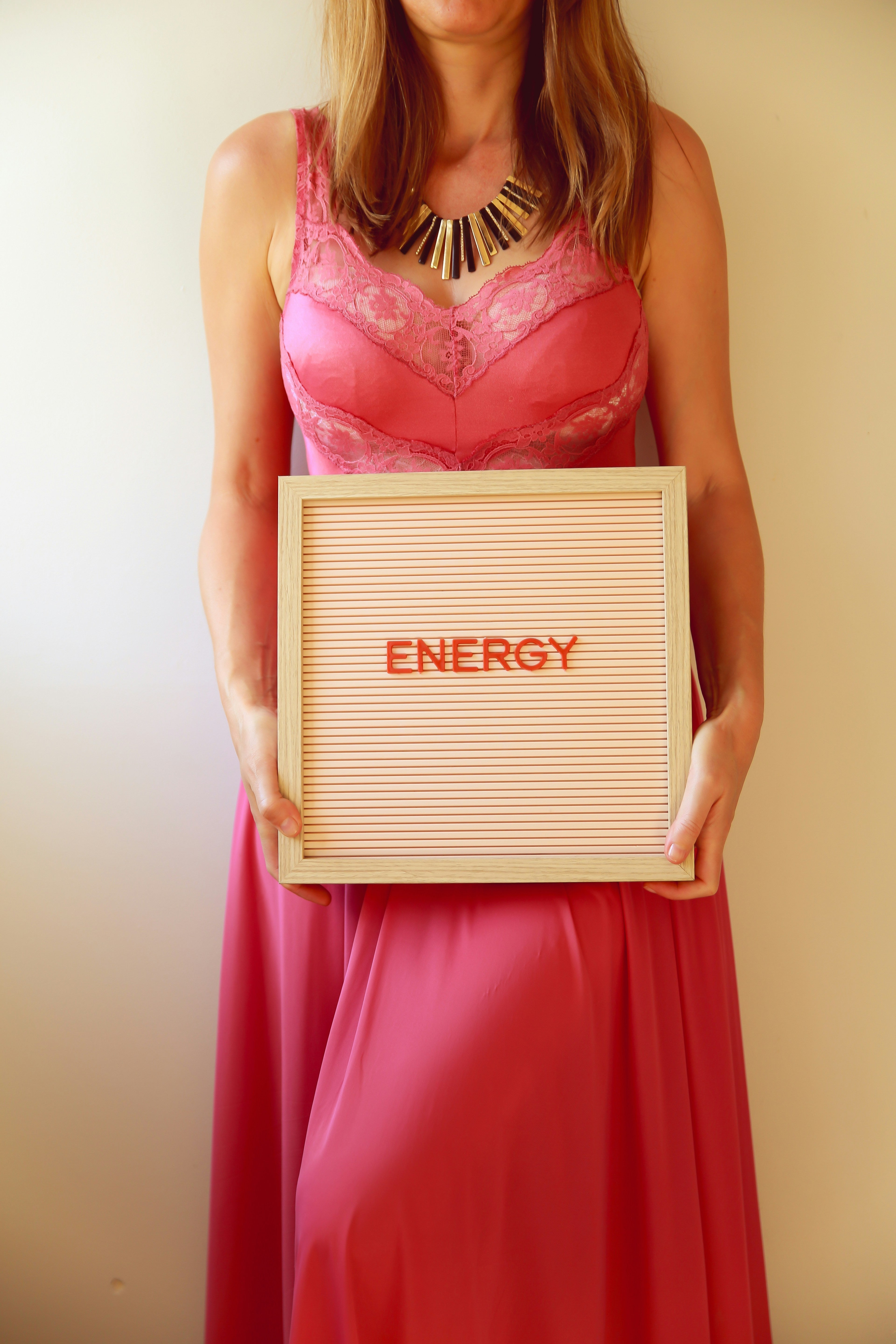 women with energy sign